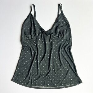 Y2K Nanette Lepore Polka Dot Babydoll Cami